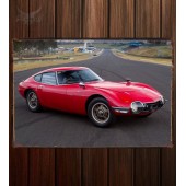 Металлическая табличка Toyota 2000GT (MF10)